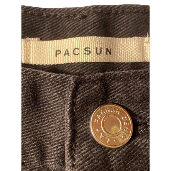 Pacsun LA/ Size 25 Black Skinny Leg Jeans/Leggins - Picture 6 of 16